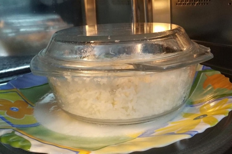 arroz no microondas